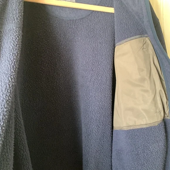 LL Bean Sweater Fleece Blue Size XXL Tall - Picture 6 of 9